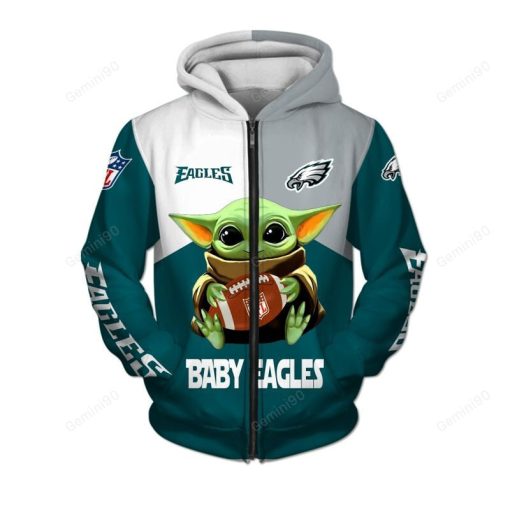 GAP0326 - Philadelphia Eagles Apparel - Baby Yoda