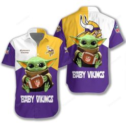 GAP0320 - Minnesota Vikings Apparel - Baby Yoda