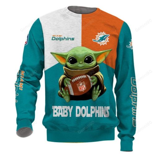 GAP0319 - Miami Dolphins Apparel - Baby Yoda