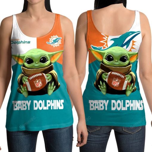 GAP0319 - Miami Dolphins Apparel - Baby Yoda