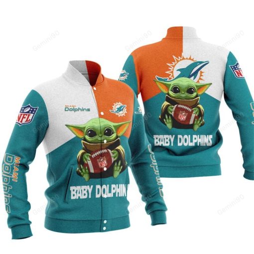 GAP0319 - Miami Dolphins Apparel - Baby Yoda