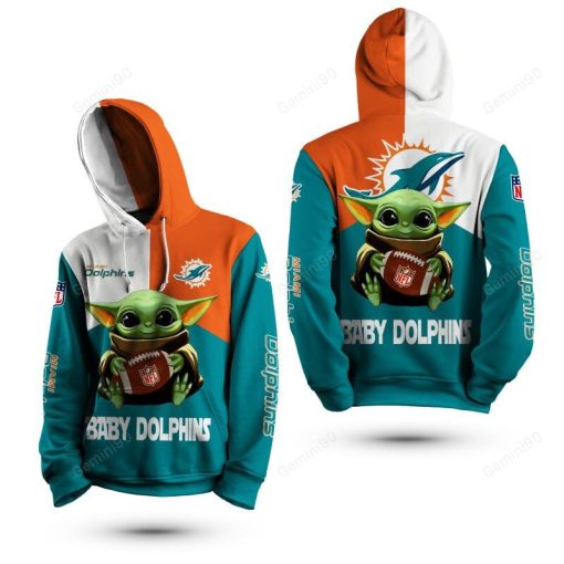 GAP0319 - Miami Dolphins Apparel - Baby Yoda