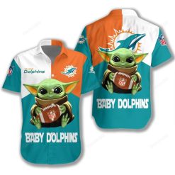 GAP0319 - Miami Dolphins Apparel - Baby Yoda