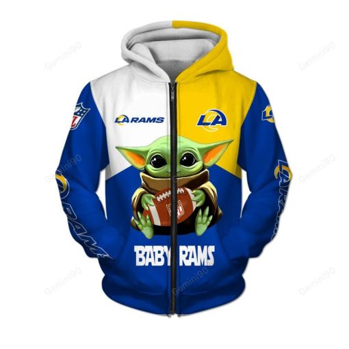 GAP0318 - Los Angeles Rams Apparel - Baby Yoda