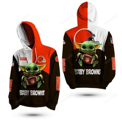 GAP0308 - Cleveland Browns Apparel - Baby Yoda