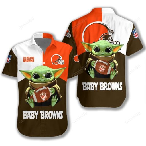 GAP0308 - Cleveland Browns Apparel - Baby Yoda