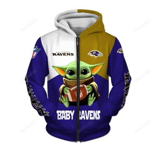 GAP0303 - Baltimore Ravens Apparel - Baby Yoda