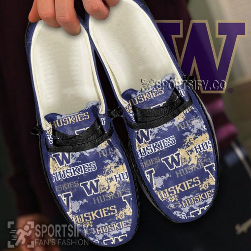 HDS0456 - Custom Washington Huskies Hey Dude Shoes-Sportsify