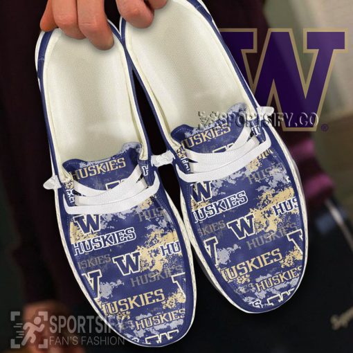 HDS0456 - Custom Washington Huskies Hey Dude Shoes-Sportsify