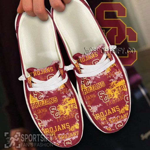 HDS0453 - Custom USC Trojans Hey Dude Shoes-Sportsify