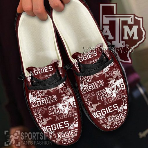 HDS0449 - Custom Texas A&M Aggies Hey Dude Shoes-Sportsify