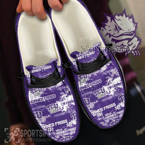 HDS0447 - Custom TCU Horned Frogs Hey Dude Shoes-Sportsify