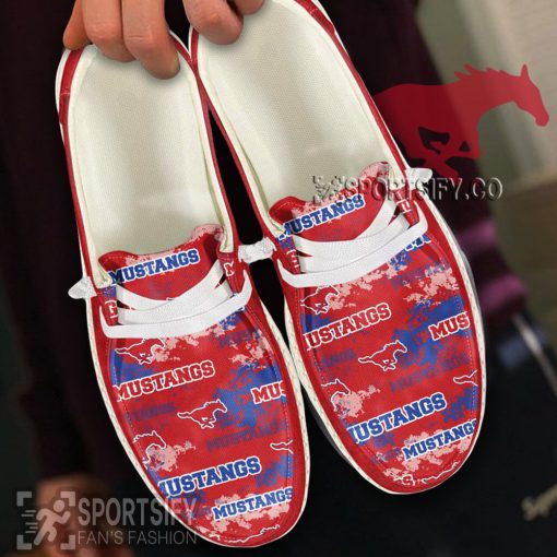 HDS0442 - Custom SMU Mustangs Hey Dude Shoes-Sportsify