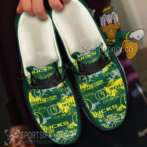 HDS0438 - Custom Oregon Ducks Hey Dude Shoes-Sportsify