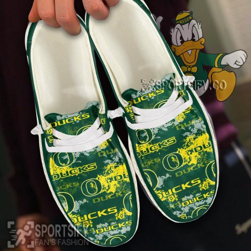 HDS0438 - Custom Oregon Ducks Hey Dude Shoes-Sportsify