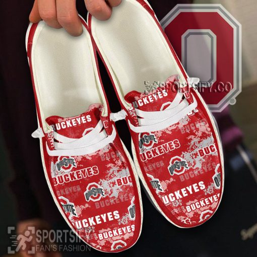 HDS0434 - Custom Ohio State Buckeyes Hey Dude Shoes-Sportsify