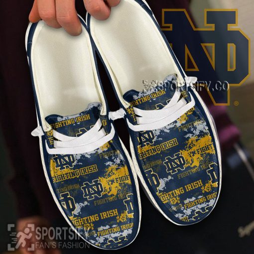 HDS0433 - Custom Notre Dame Fighting Irish Hey Dude Shoes-Sportsify