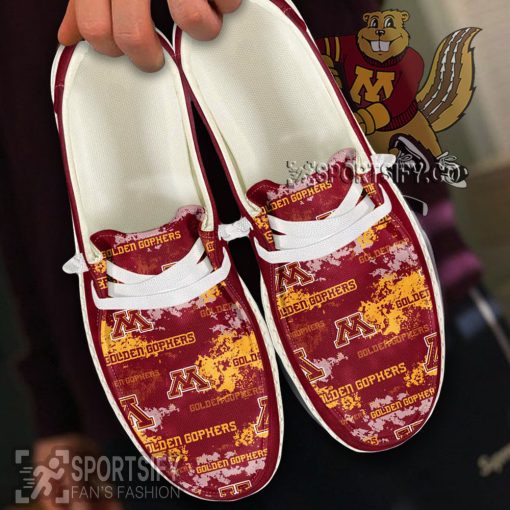 HDS0425 - Custom Minnesota Golden Gophers Hey Dude Shoes-Sportsify