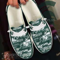 HDS0423 - Custom Michigan State Spartans Hey Dude Shoes-Sportsify