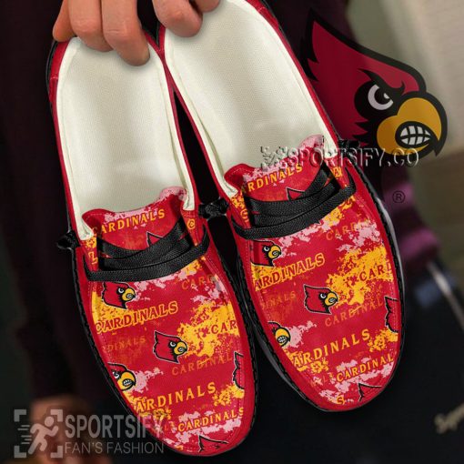 HDS0418 - Custom Louisville Cardinals Hey Dude Shoes-Sportsify