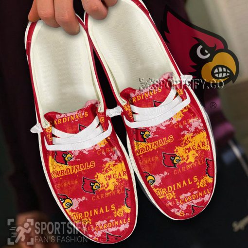 HDS0418 - Custom Louisville Cardinals Hey Dude Shoes-Sportsify