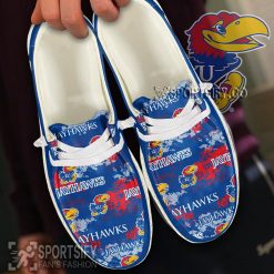 HDS0415 - Custom Kansas Jayhawks Hey Dude Shoes-Sportsify