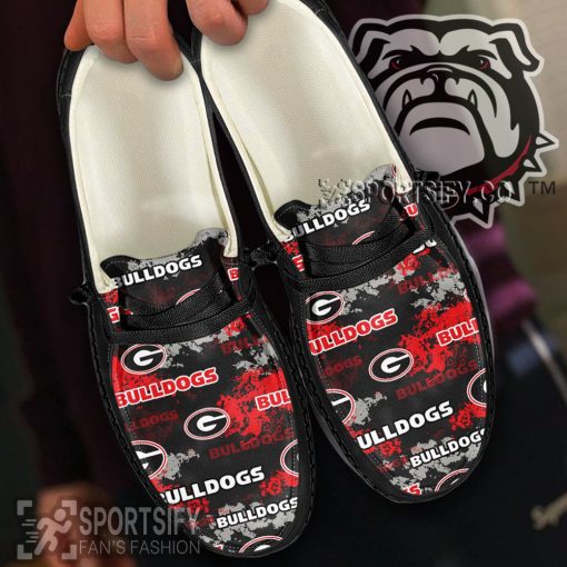 HDS0411 - Custom Georgia Bulldogs Hey Dude Shoes-Sportsify