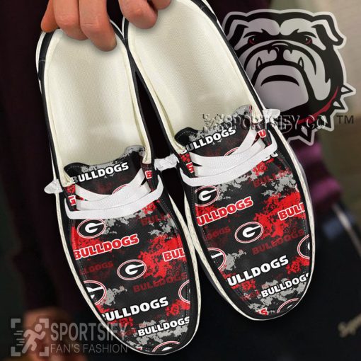 HDS0411 - Custom Georgia Bulldogs Hey Dude Shoes-Sportsify