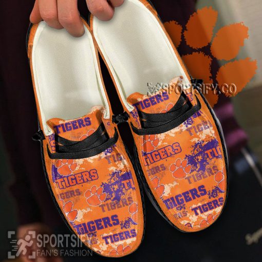 HDS0407 - Custom Clemson Tigers Hey Dude Shoes-Sportsify