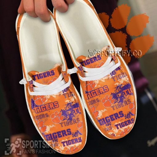 HDS0407 - Custom Clemson Tigers Hey Dude Shoes-Sportsify