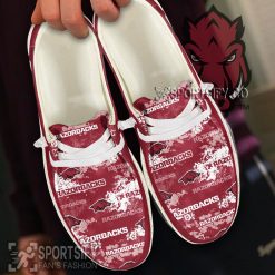 HDS0402 - Custom Arkansas Razorbacks Hey Dude Shoes-Sportsify