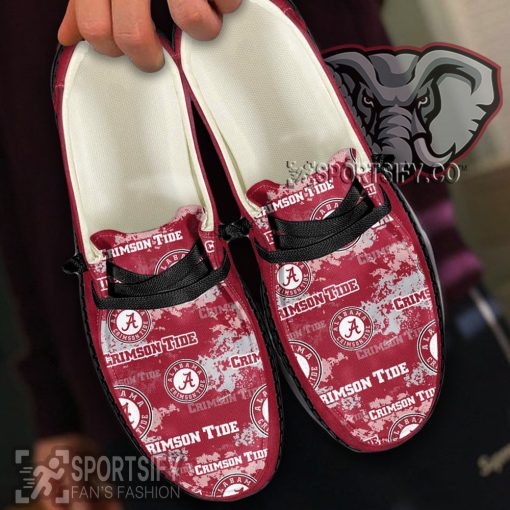 HDS0401 - Custom Alabama Crimson Tide Hey Dude Shoes-Sportsify