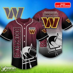 BJS0232 - Custom Washington Commanders Baseball Jersey-Sportsify