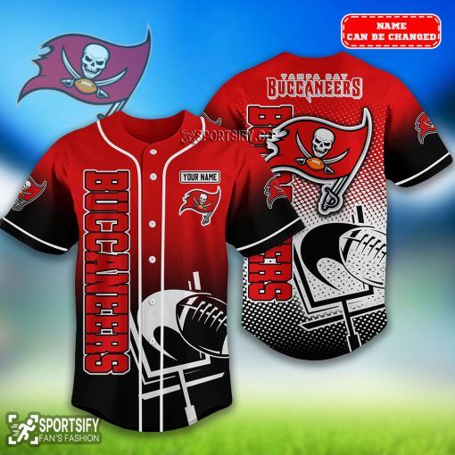 BJS0230 - Custom Tampa Bay Buccaneers Baseball Jersey-Sportsify