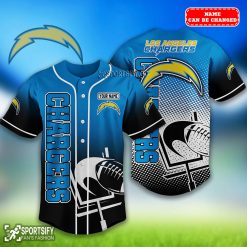 BJS0218 - Custom Los Angeles Chargers Baseball Jersey-Sportsify