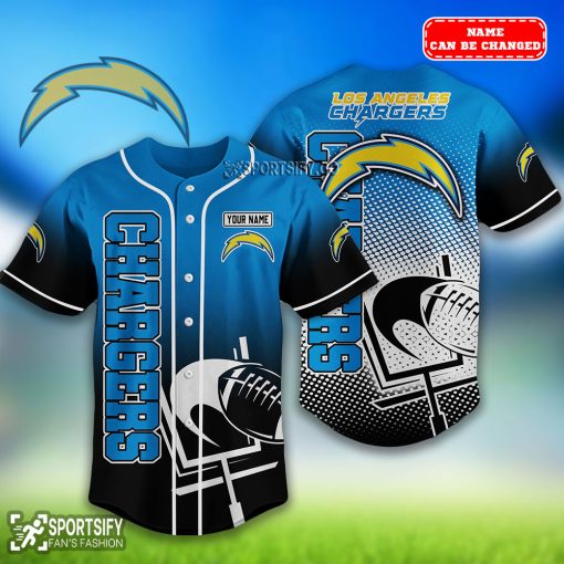 BJS0218 - Custom Los Angeles Chargers Baseball Jersey-Sportsify