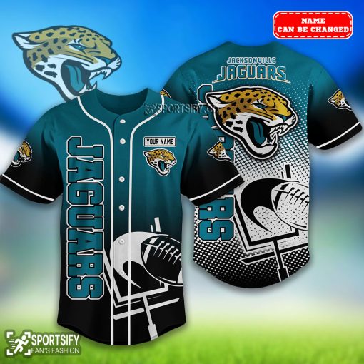 BJS0215 - Custom Jacksonville Jaguars Baseball Jersey-Sportsify