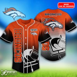 BJS0210 - Custom Denver Broncos Baseball Jersey-Sportsify