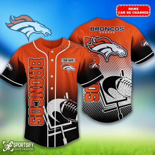 BJS0210 - Custom Denver Broncos Baseball Jersey-Sportsify