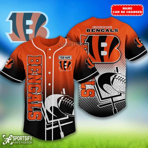 BJS0207 - Custom Cincinnati Bengals Baseball Jersey-Sportsify