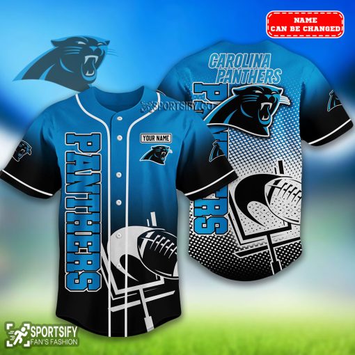 BJS0205 - Custom Carolina Panthers Baseball Jersey-Sportsify