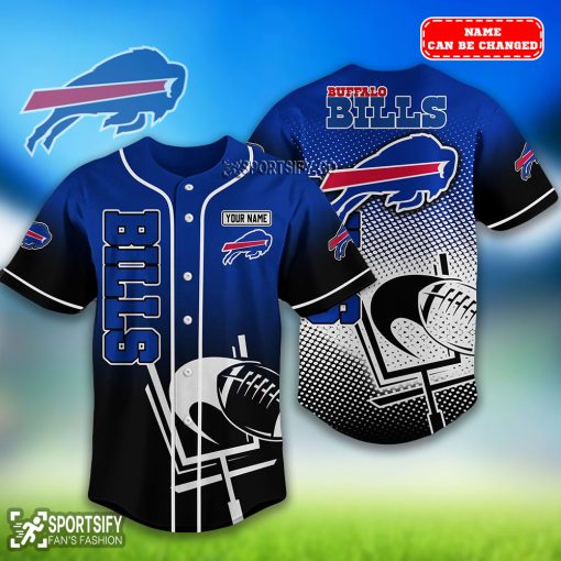 BJS0204 - Custom Buffalo Bills Baseball Jersey-Sportsify