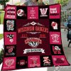 QNB0124 - Wisconsin Badgers Quilt Blanket-Sportsify
