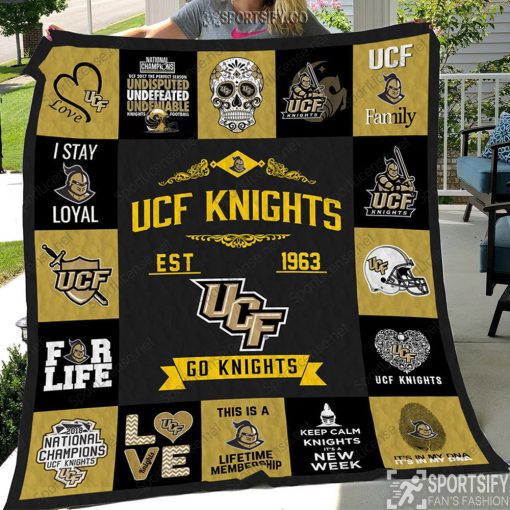 QNB0119 - UCF Knights Quilt Blanket-Sportsify