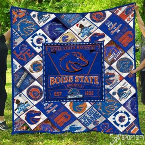 QNB0103 - Boise State Broncos Quilt Blanket-Sportsify