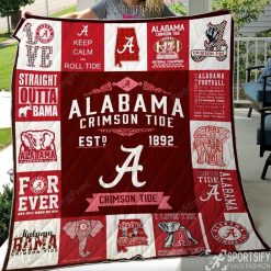 QNB0101 - Alabama Crimson Tide Quilt Blanket-Sportsify