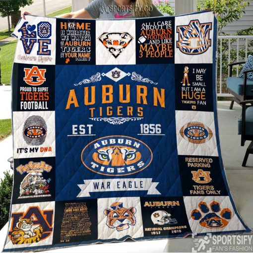 QNB0102 - Auburn Tigers Quilt Blanket-Sportsify