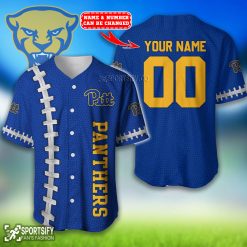 BJS0128 - Custom Pittsburgh Panthers Baseball Jersey-Sportsify