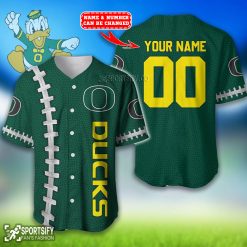 BJS0126 - Custom Oregon Ducks Baseball Jersey-Sportsify