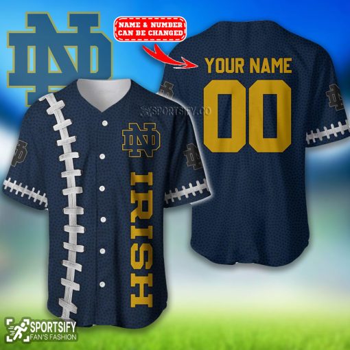 BJS0121 - Custom Notre Dame Fighting Irish Baseball Jersey-Sportsify